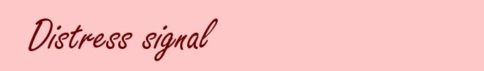 Distress signal